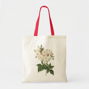 blush noisette rose(Rosa noisettiana) by Redouté Tote Bag