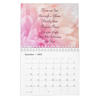 Blush of Pink Floral 2023 Calendar
