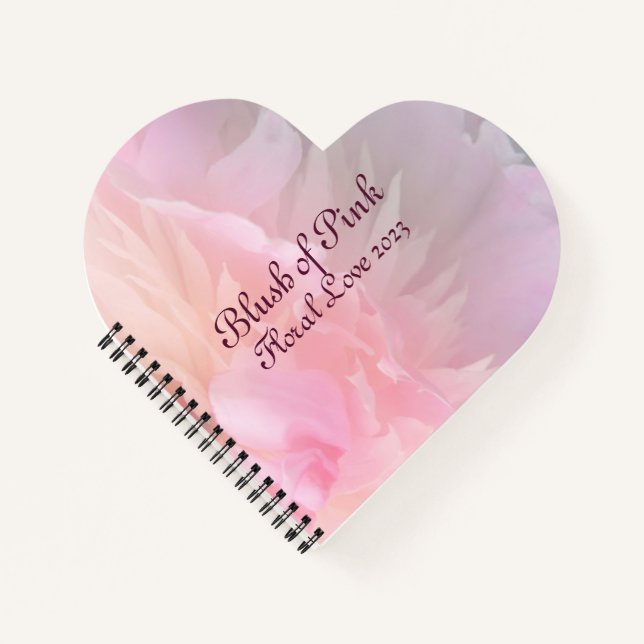 Blush of Pink Floral Love 2023 Notebookn Notebook (Front)