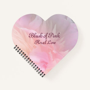 Blush of Pink Floral Love Notebook