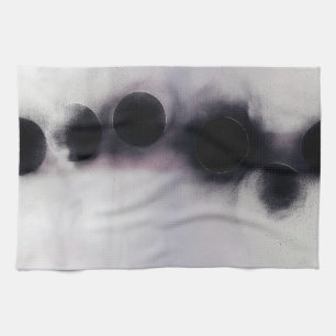 Blush Orbit Abstract Tea Towel