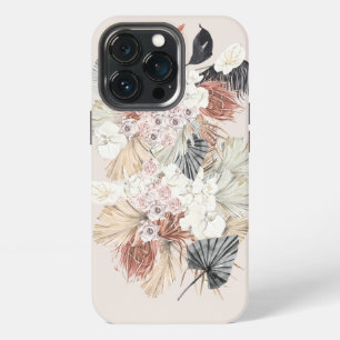 Blush Pampas Grass Floral Tropical Jungle iPhone 13 Pro Case