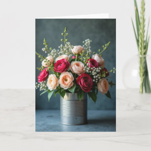 Blush Peach Birthday Card