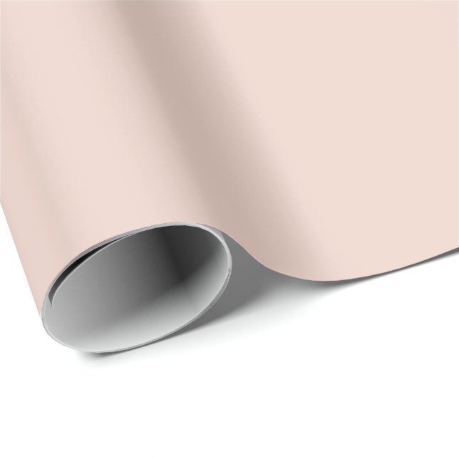 Blush Peach    Wrapping Paper (Roll Corner)