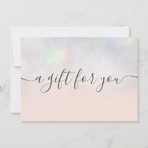 Blush pearl nacre ombre gift certificate