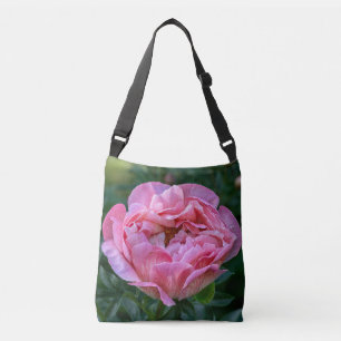 Blush Peony – Canadian Flower Capture Crossbody Bag