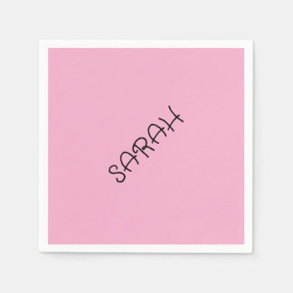 Blush Personalised Napkins