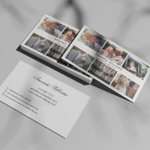 Blush Photo Collage Photographer/photography Business Card