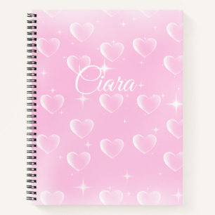Blush Pink 200s Hearts Case-Mate iPhone Notebook