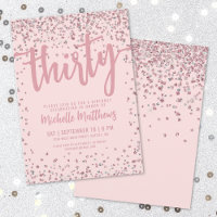 Blush Pink 30th Birthday