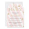Blush Pink and Gold Baby Shower Invitations