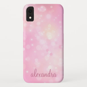 Blush Pink and Purple Pastel Confetti Name Case-Mate iPhone Case