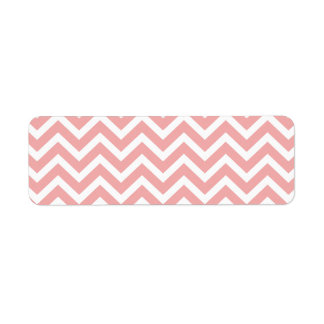 Blush Pink and White Chevron Zig Zag
