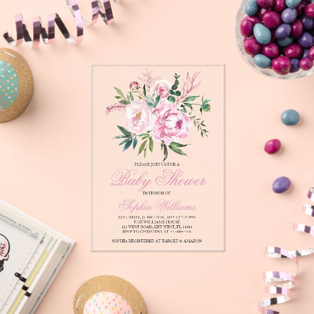 Blush Pink Baby Shower Invitation (Insitu (Celebration))