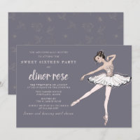 Blush Pink Ballerina Sweet 16 Party