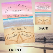 Blush Pink Beach Wedding 2 Hearts Sand Wedding