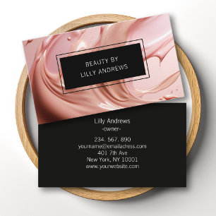 Blush Pink Beauty Salon Business Card
