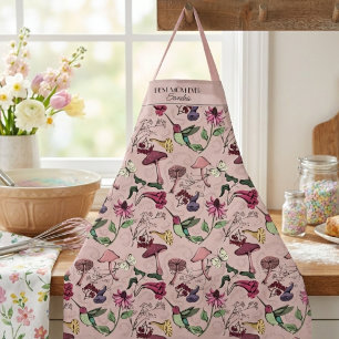 Blush Pink Best Mom Ever Hummingbird Haven Apron