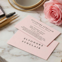 Blush Pink Black Script Lashes