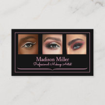 Blush Pink Black Social Icon QR Code Photo Makeup