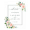 Blush Pink Bloom Wedding Welcome Sign