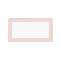 Blush pink border plain blank