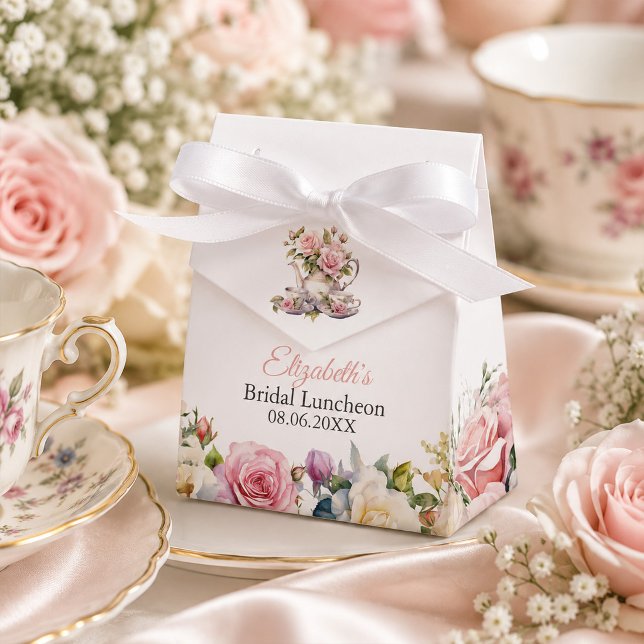 Blush Pink Bridal Luncheon Favour Gift Box (Blush Pink Bridal Luncheon Favor Gift Box)