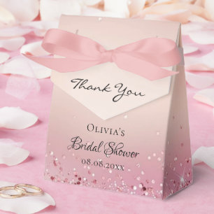 Blush Pink Bridal Shower Favour Box