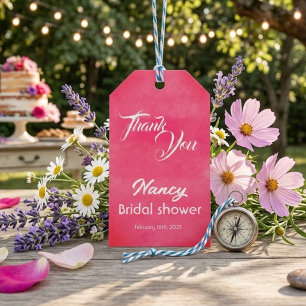 Blush Pink Bridal Shower Gift Tags