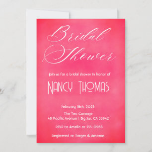 Blush Pink Bridal Shower Invitation