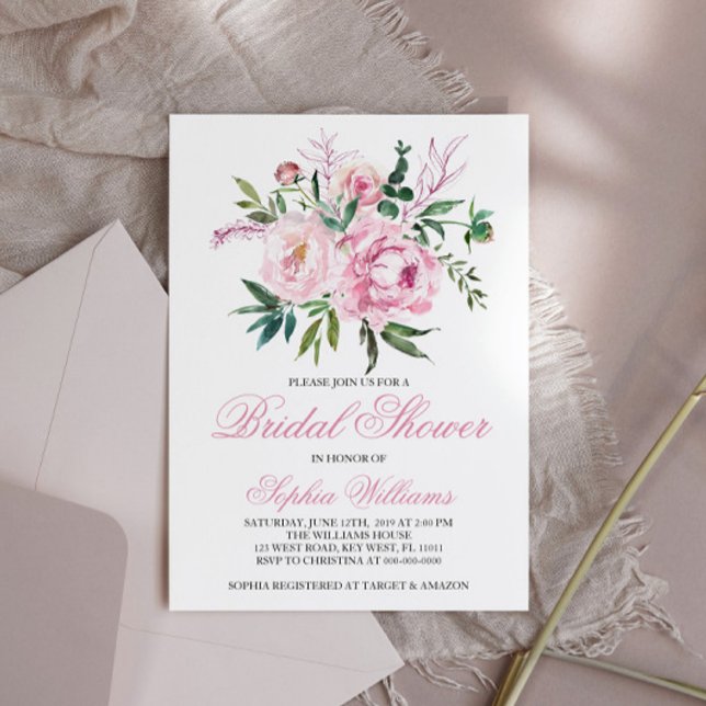 Blush Pink Bridal Shower Invitation (Creator Uploaded)