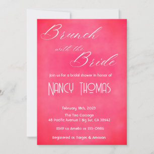 Blush Pink Bridal Shower Invitation
