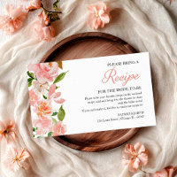 Blush Pink Bridal Shower Recipe Request