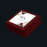 Blush Pink Burgundy Red 60th Birthday Gift Gift Box<br><div class="desc">Blush Pink Burgundy Red 60th Birthday Gift gift box</div>