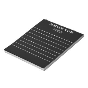 Blush Pink Business Minimalist Simple Botanical No Notepad