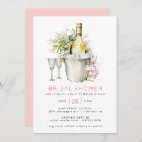 Blush Pink Champagne | Cute Casual Bridal Shower