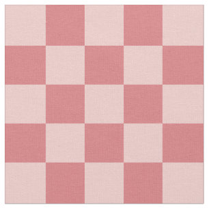 Blush Pink Checkered Fabric Pattern