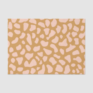Blush Pink Cheetah Print Decoupage Tissue Paper