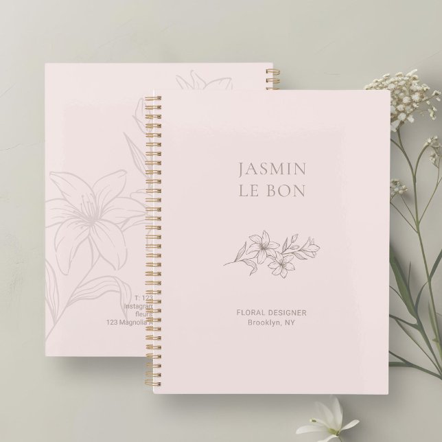 Blush Pink | Chic Minimalist Floral  Planner (Creator Uploaded)