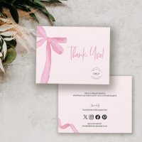 Blush Pink Coquette bow custom logo