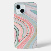 blush pink coral mint green marble swirls rainbow