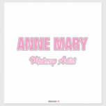 Blush Pink Custom Name Makeup Artist Business<br><div class="desc">Printed with custom blush pink text,  this is perfect for those who are looking for cool designs.</div>