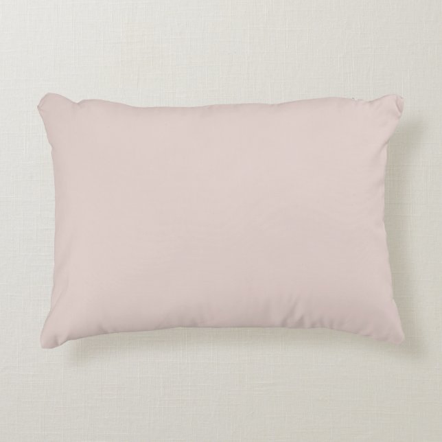 Blush Pink Decorative Pillow for Baby Girl Nursery (Front)