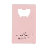 Blush Pink Dusty Pink Modern Minimalist Name