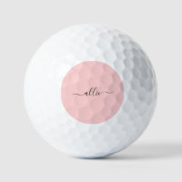 Blush Pink Dusty Pink Modern Minimalist Name