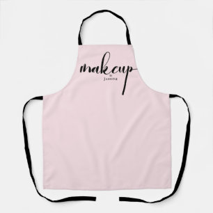 Blush Pink Employee Makeup Artist Apron
