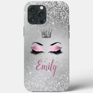 Blush Pink Fabulous Glitter Eyes Case-Mate iPhone 13 Pro Max Case