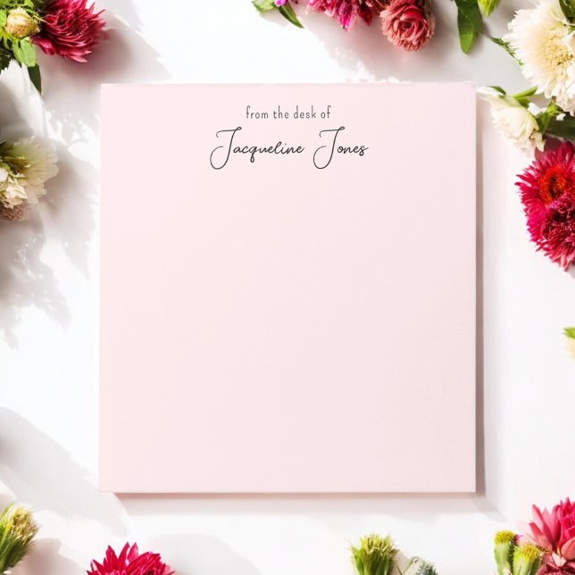 Blush Pink Feminine Beauty Notepad (Creator Uploaded)