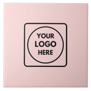 Blush Pink Feminine Custom Professional Logo Tile