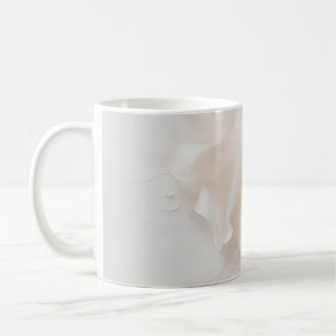Blush Pink Floral Abstract Art Print Soft Petal Coffee Mug